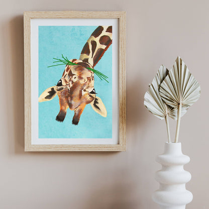 GIRAFFE UPSIDE DOWN | PRINT