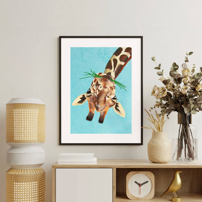 GIRAFFE UPSIDE DOWN | PRINT
