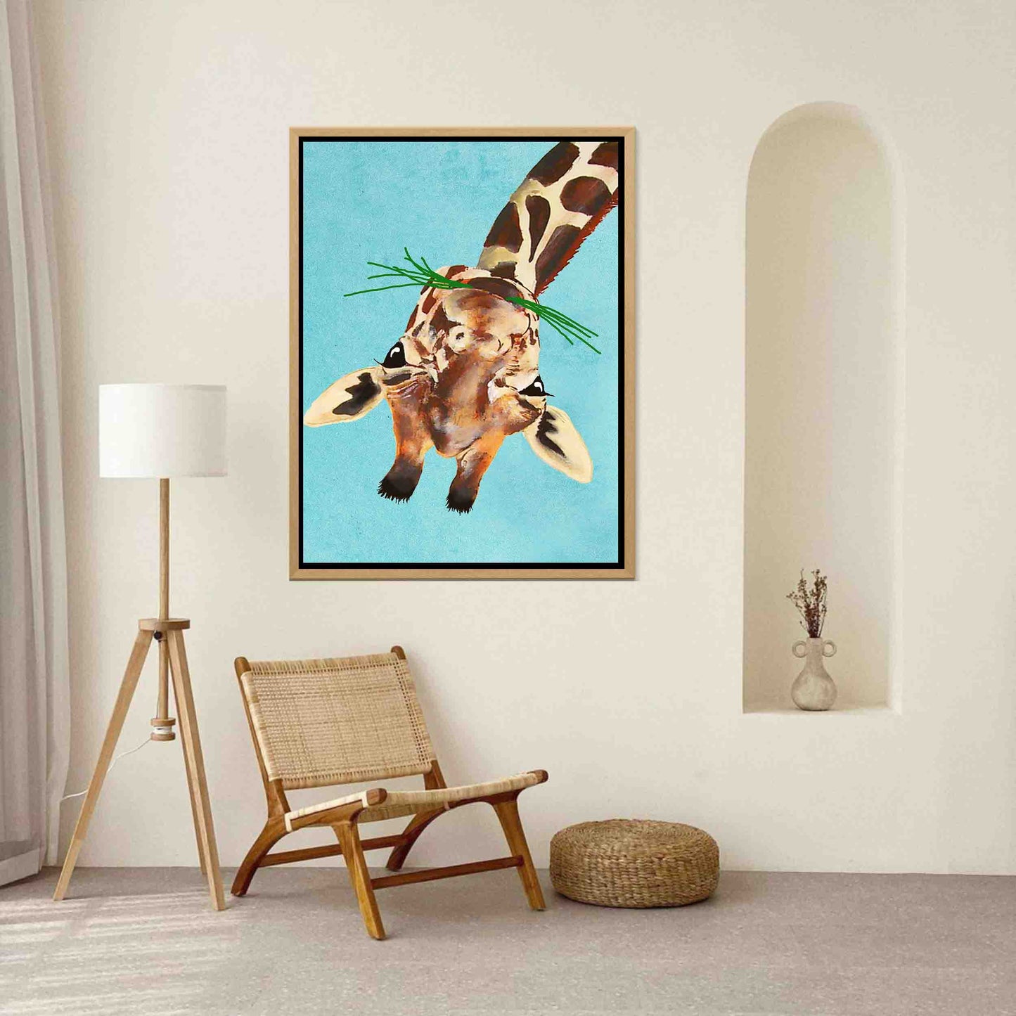 GIRAFFE UPSIDE DOWN | CANVAS