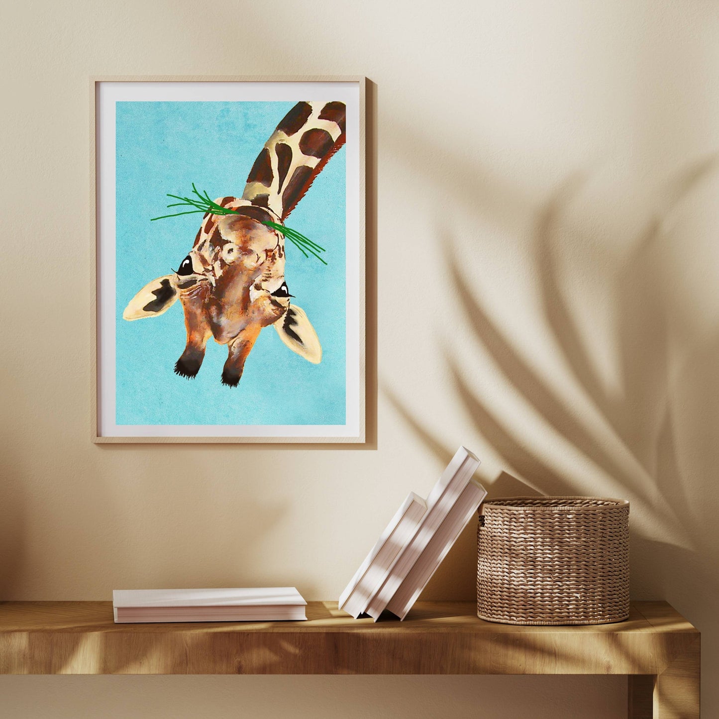 GIRAFFE UPSIDE DOWN | PRINT