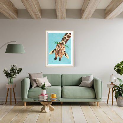 GIRAFFE UPSIDE DOWN | PRINT