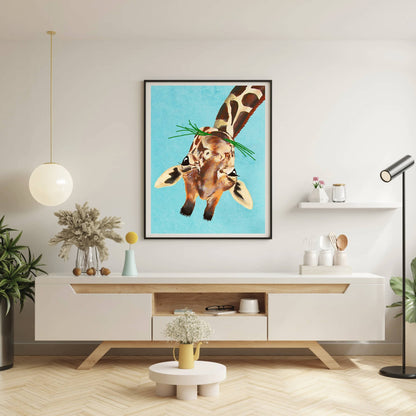 GIRAFFE UPSIDE DOWN | PRINT