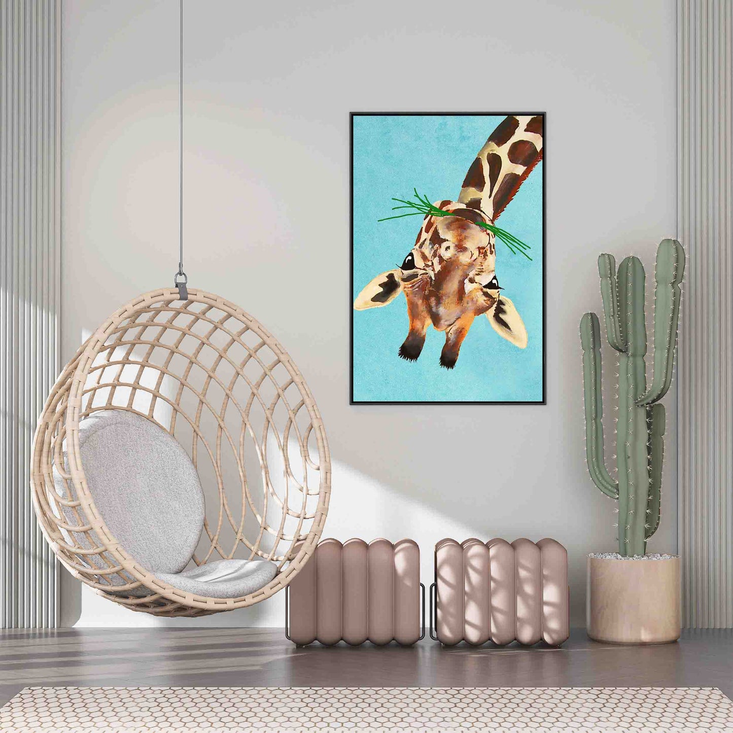 GIRAFFE UPSIDE DOWN | CANVAS