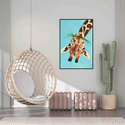 GIRAFFE UPSIDE DOWN | CANVAS