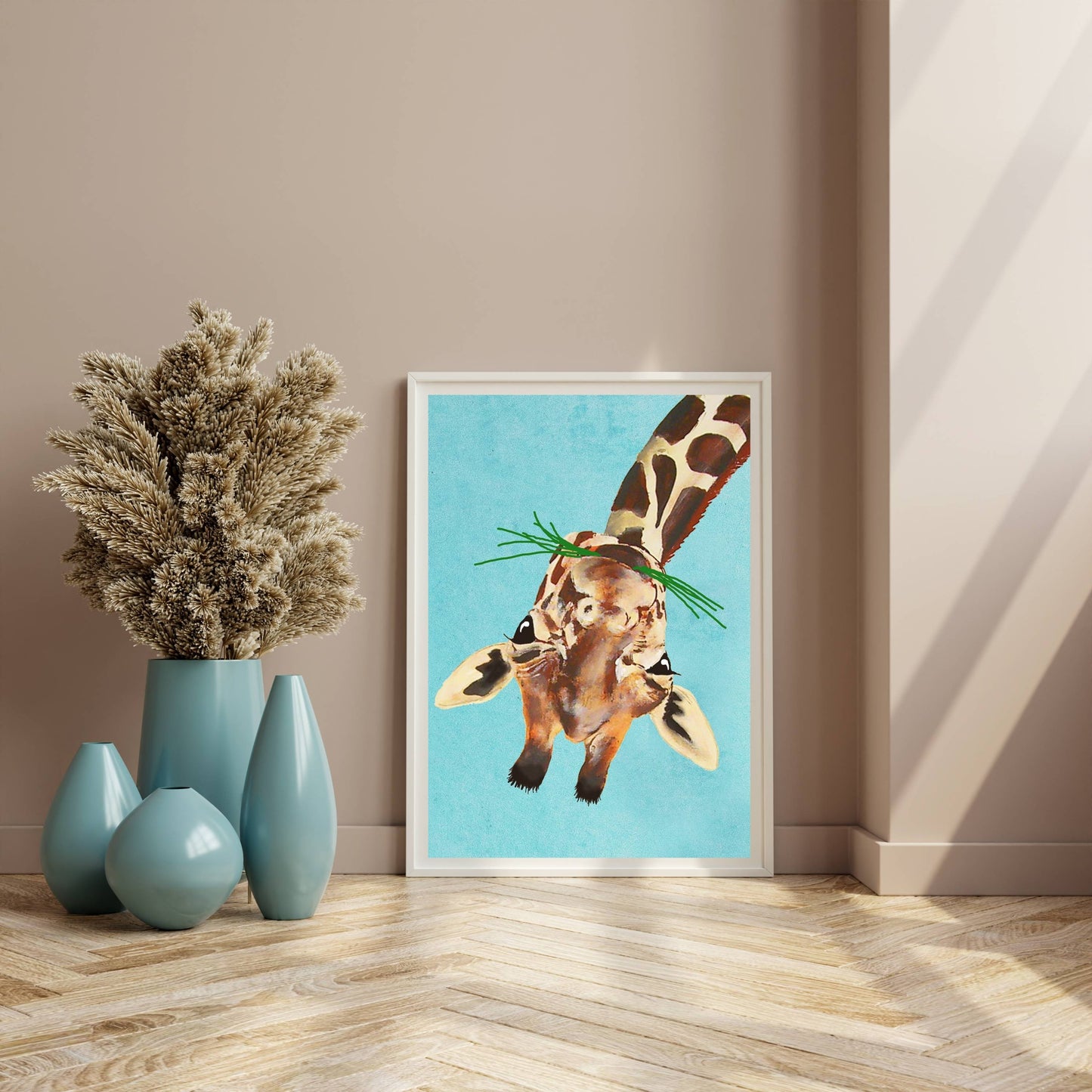 GIRAFFE UPSIDE DOWN | PRINT