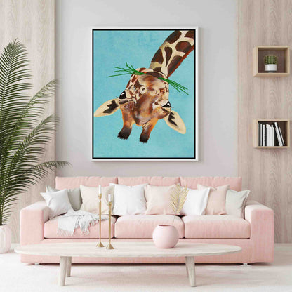 GIRAFFE UPSIDE DOWN | CANVAS