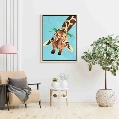 GIRAFFE UPSIDE DOWN | CANVAS