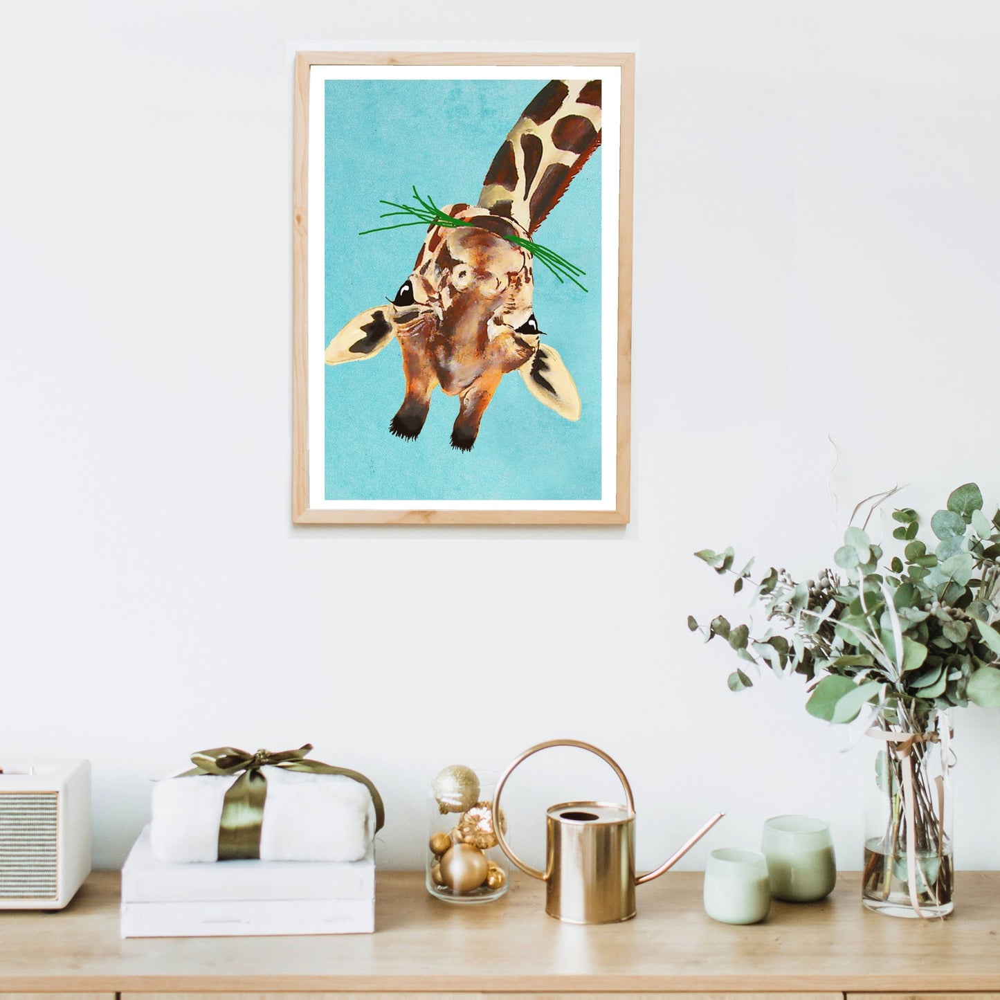 GIRAFFE UPSIDE DOWN | PRINT