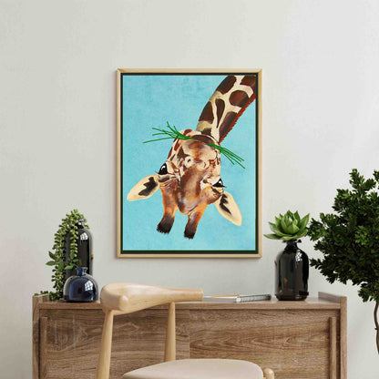 GIRAFFE UPSIDE DOWN | CANVAS