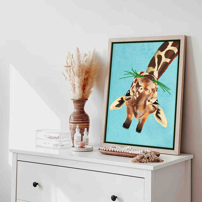 GIRAFFE UPSIDE DOWN | CANVAS