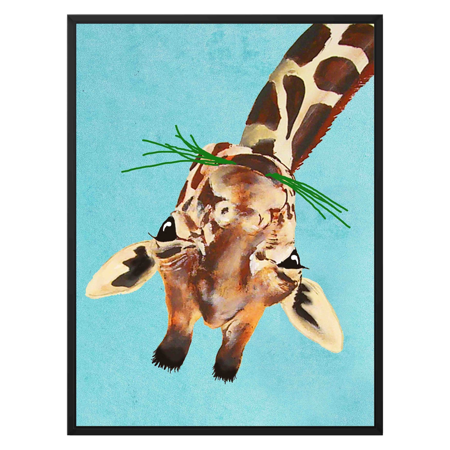 GIRAFFE UPSIDE DOWN | CANVAS