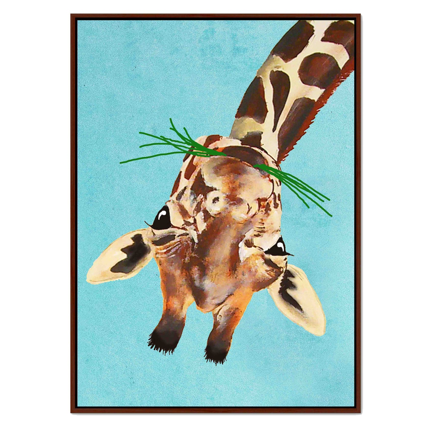 GIRAFFE UPSIDE DOWN | CANVAS