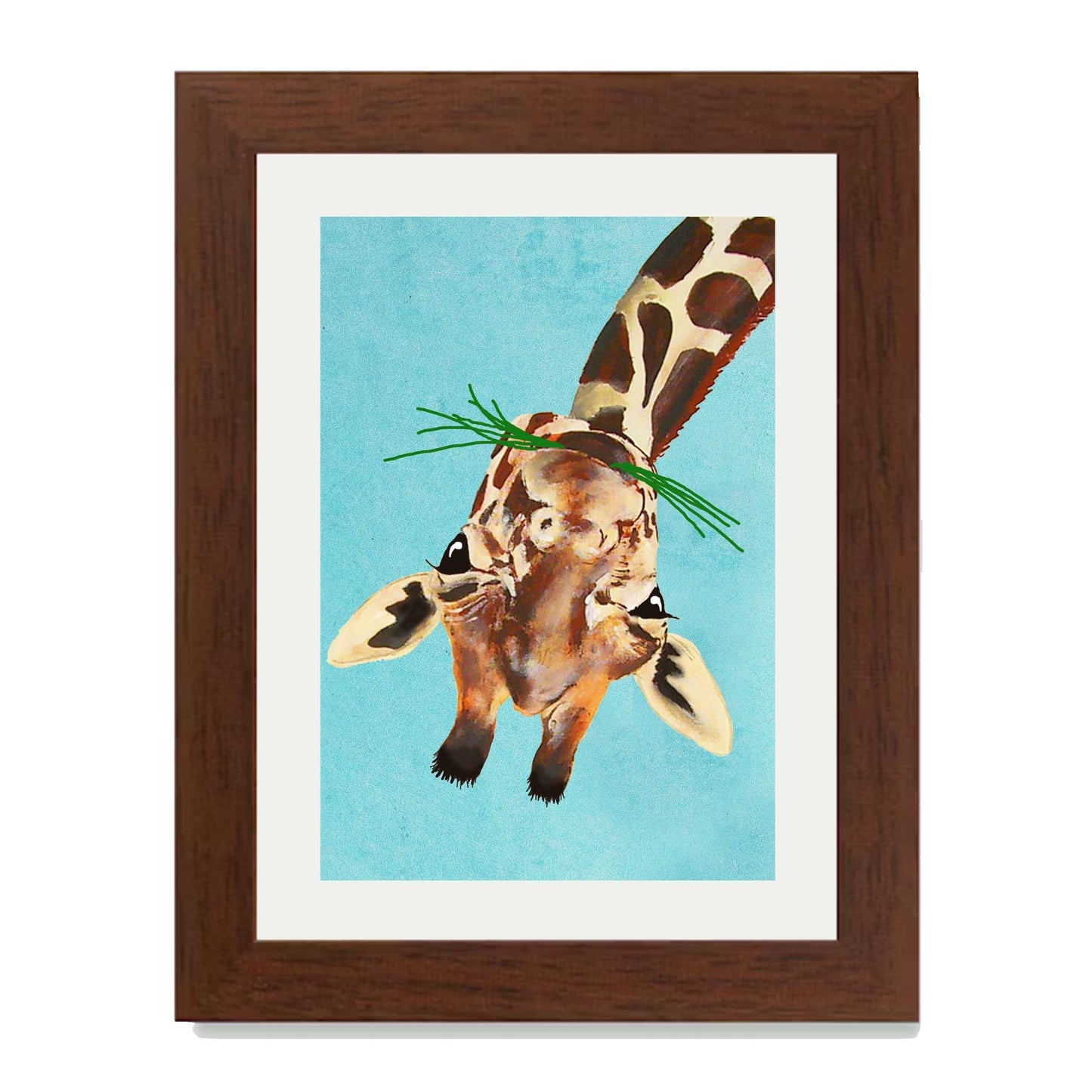 GIRAFFE UPSIDE DOWN | PRINT
