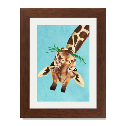 GIRAFFE UPSIDE DOWN | PRINT