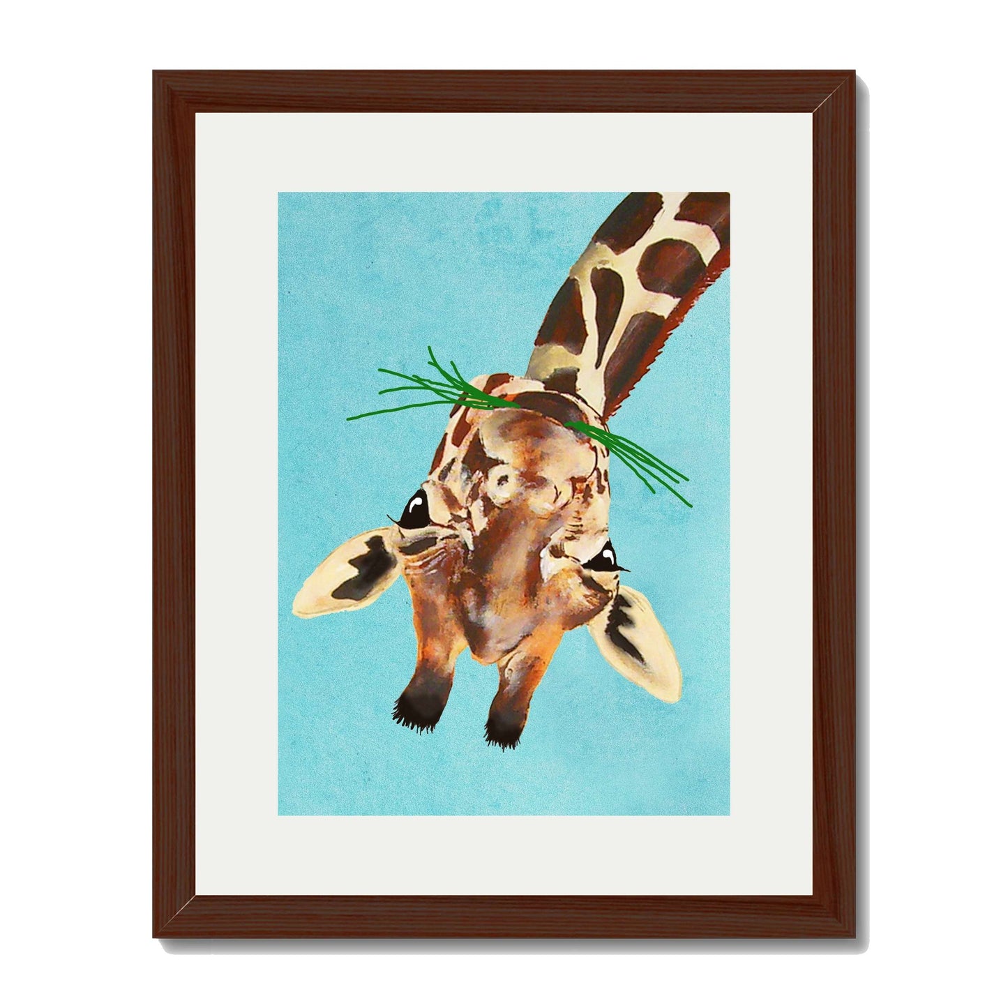 GIRAFFE UPSIDE DOWN | PRINT