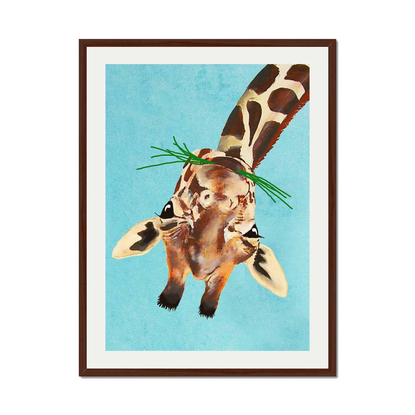 GIRAFFE UPSIDE DOWN | PRINT