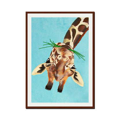 GIRAFFE UPSIDE DOWN | PRINT
