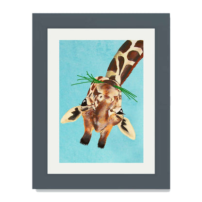 GIRAFFE UPSIDE DOWN | PRINT