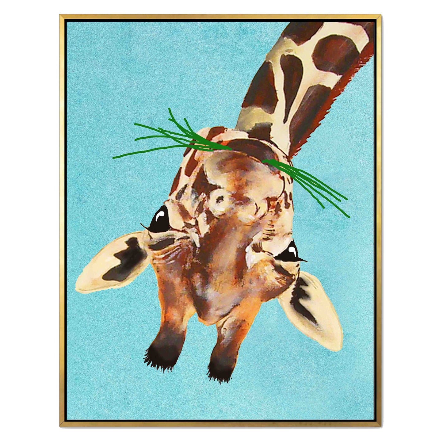 GIRAFFE UPSIDE DOWN | CANVAS