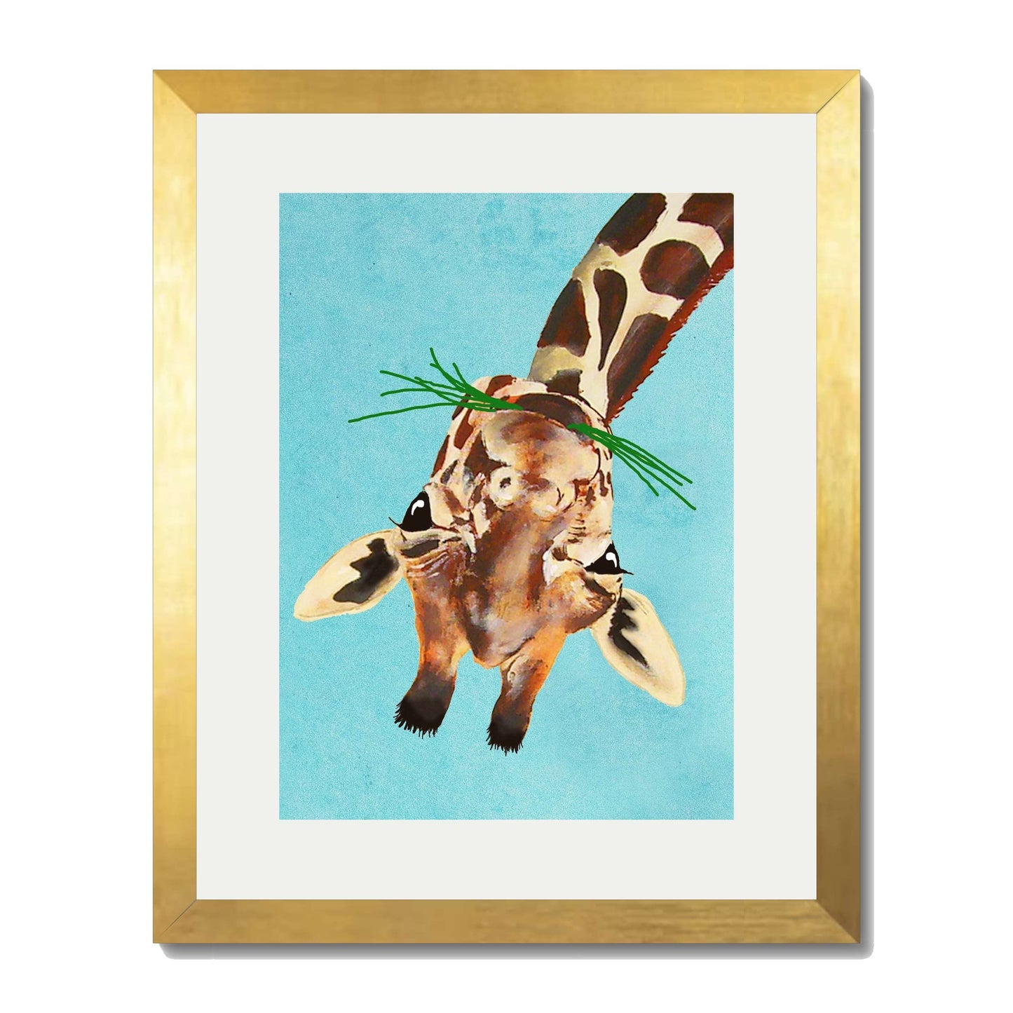 GIRAFFE UPSIDE DOWN | PRINT