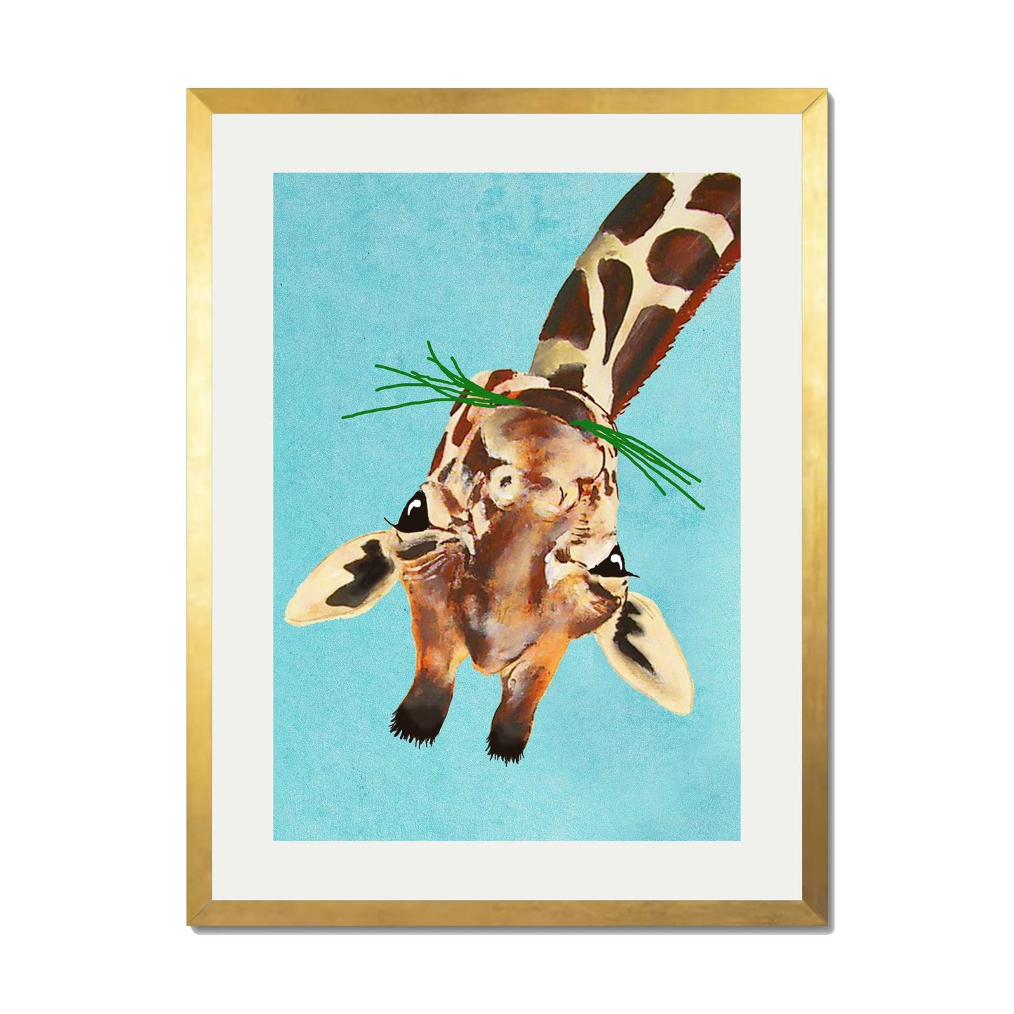 GIRAFFE UPSIDE DOWN | PRINT
