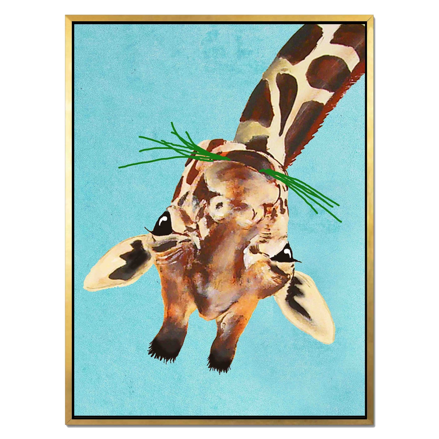 GIRAFFE UPSIDE DOWN | CANVAS