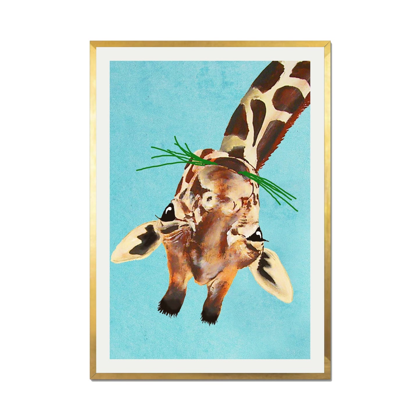 GIRAFFE UPSIDE DOWN | PRINT