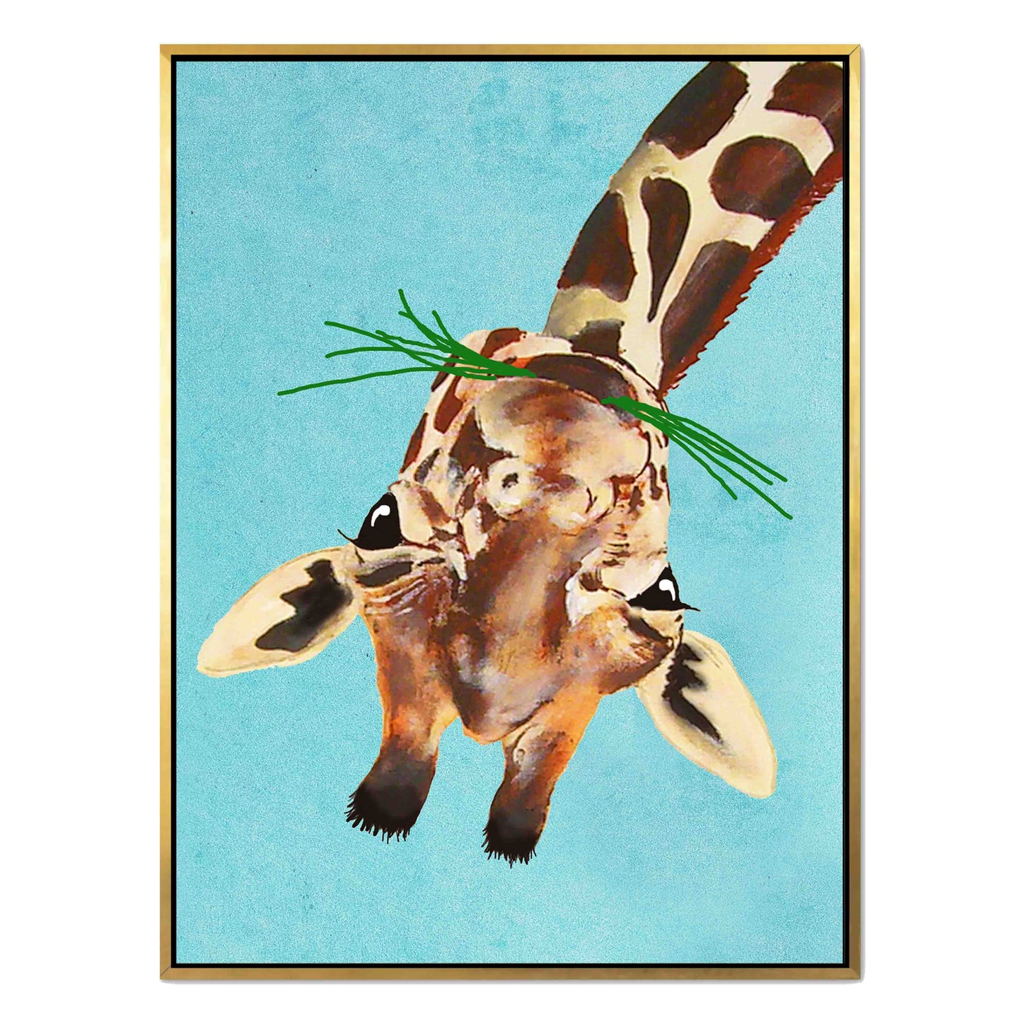 GIRAFFE UPSIDE DOWN | CANVAS