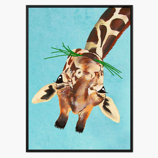 GIRAFFE UPSIDE DOWN | CANVAS