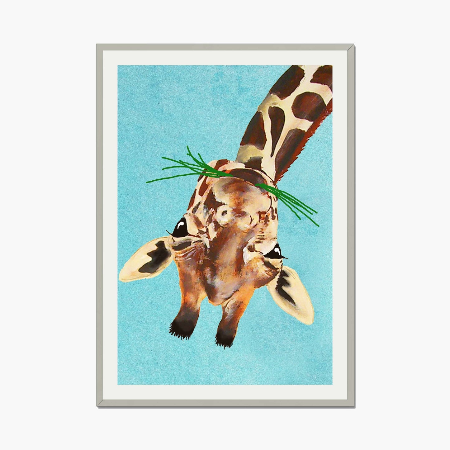 GIRAFFE UPSIDE DOWN | PRINT