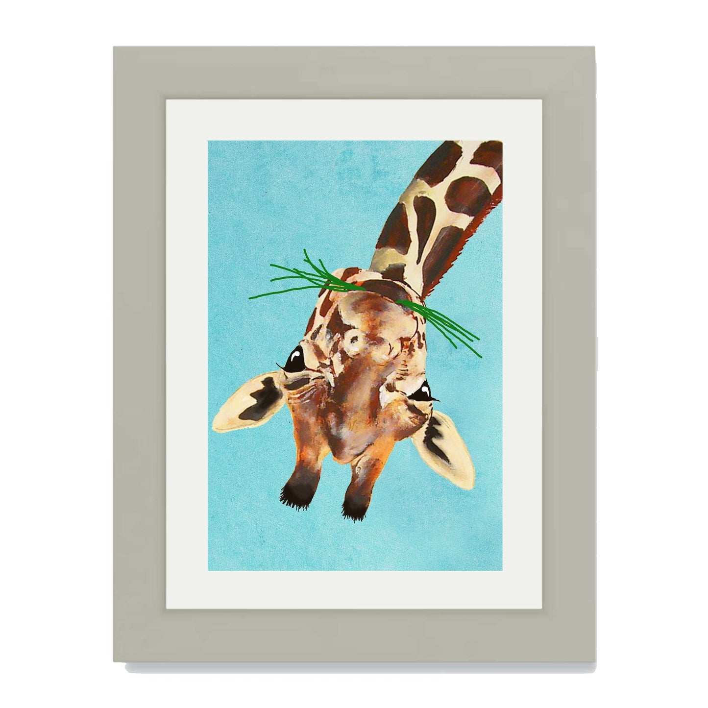 GIRAFFE UPSIDE DOWN | PRINT
