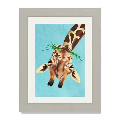 GIRAFFE UPSIDE DOWN | PRINT
