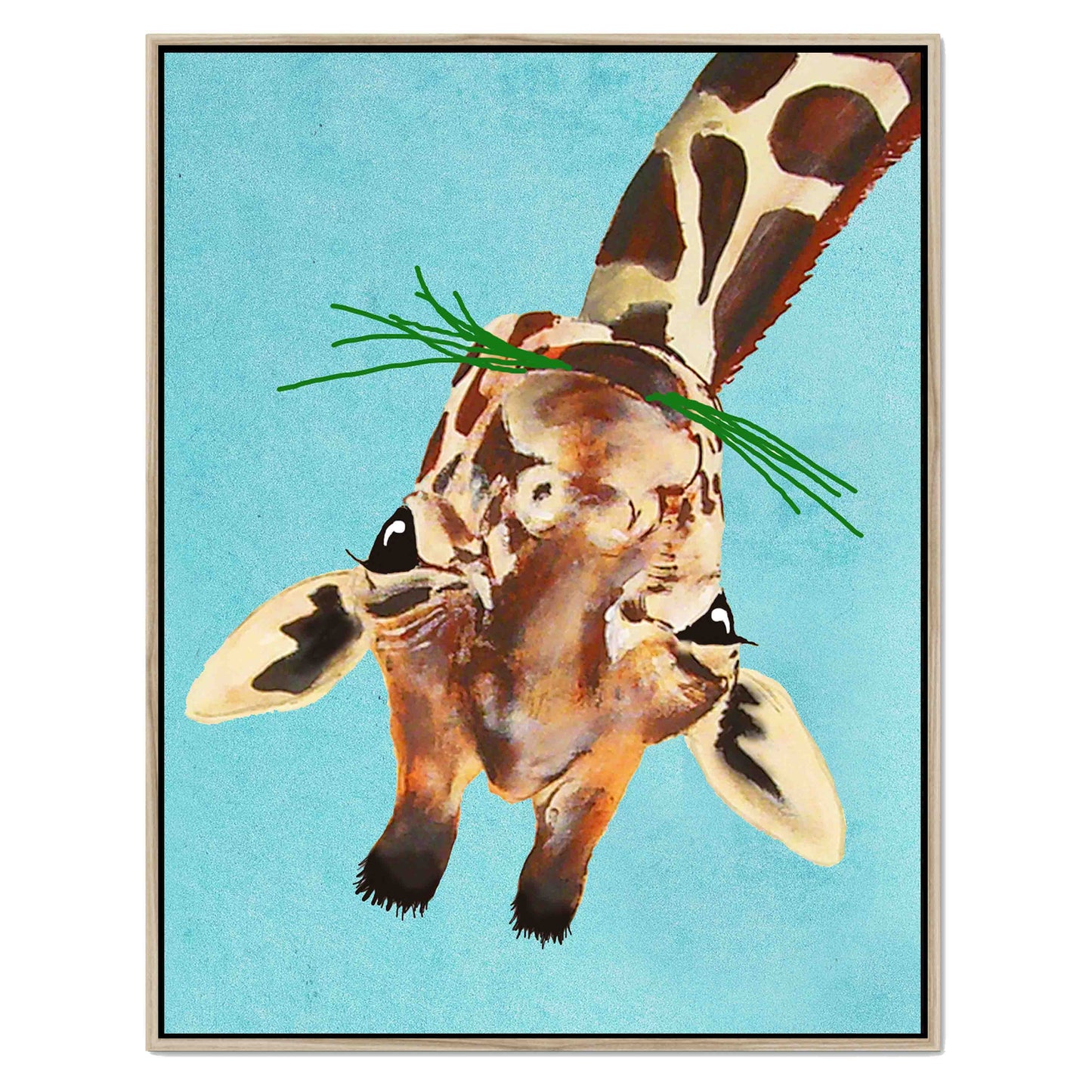 GIRAFFE UPSIDE DOWN | CANVAS
