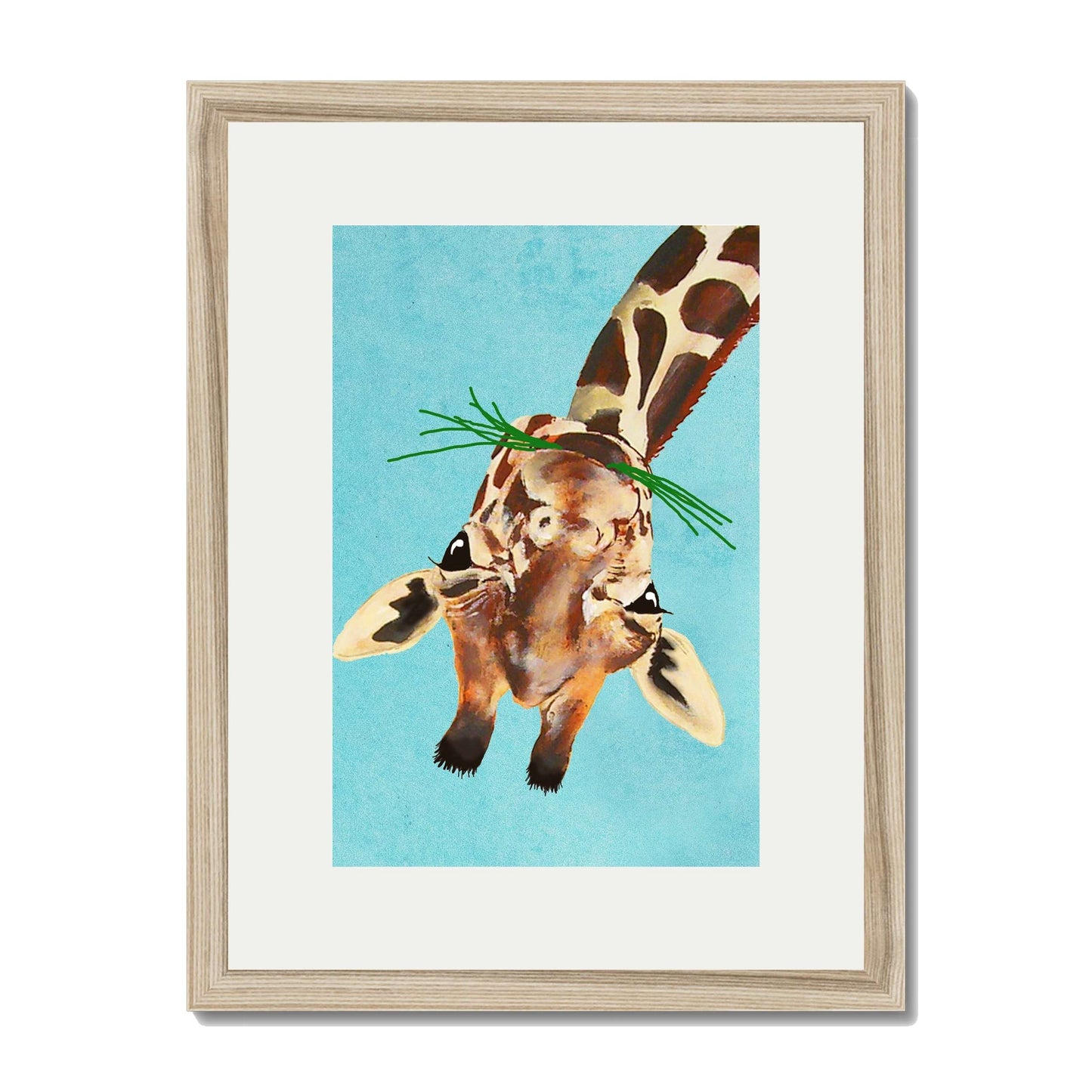 GIRAFFE UPSIDE DOWN | PRINT