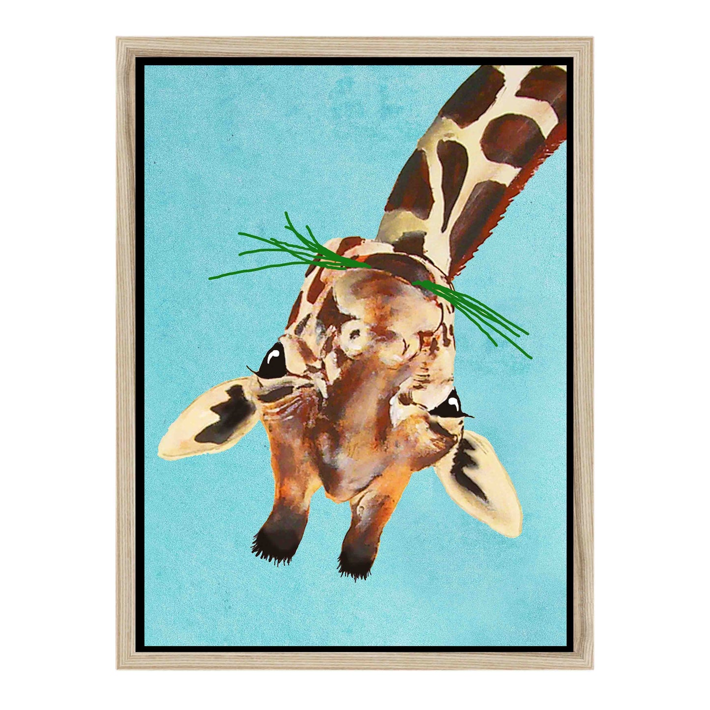 GIRAFFE UPSIDE DOWN | CANVAS