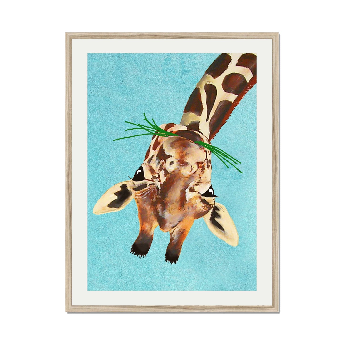 GIRAFFE UPSIDE DOWN | PRINT
