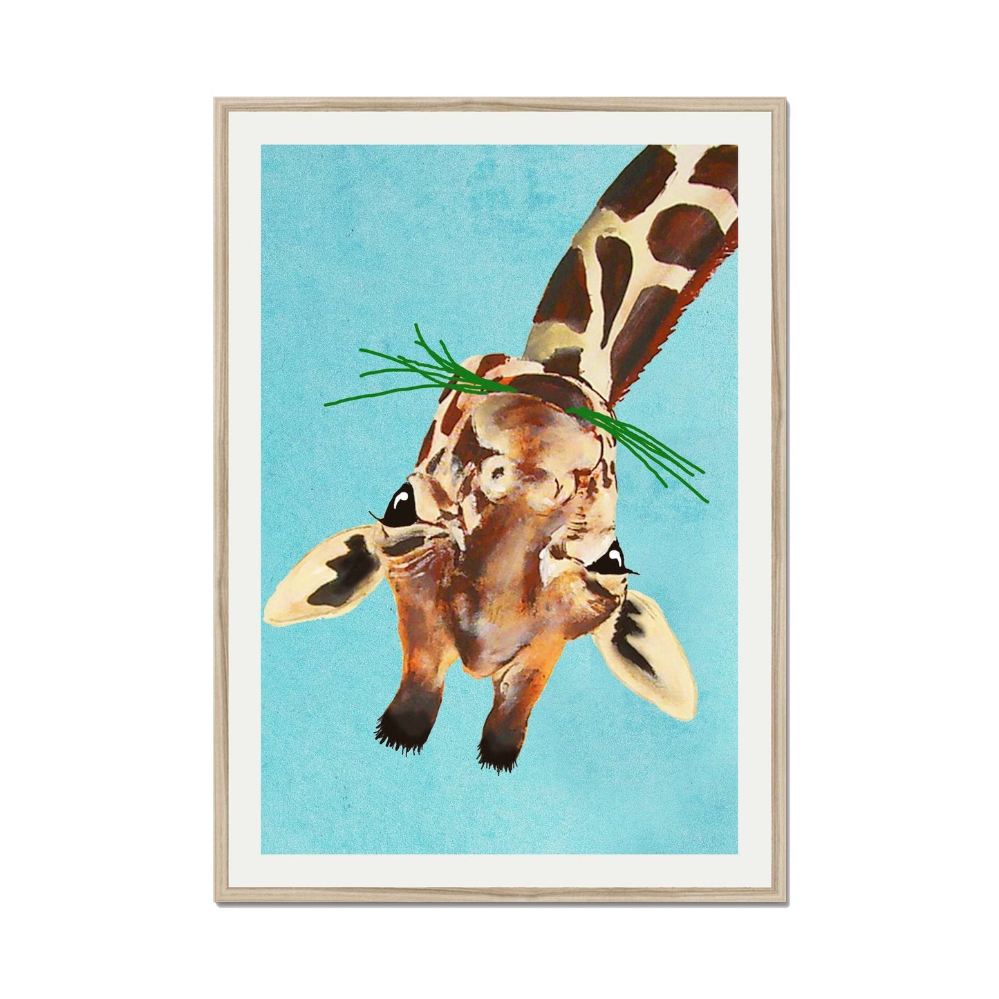 GIRAFFE UPSIDE DOWN | PRINT