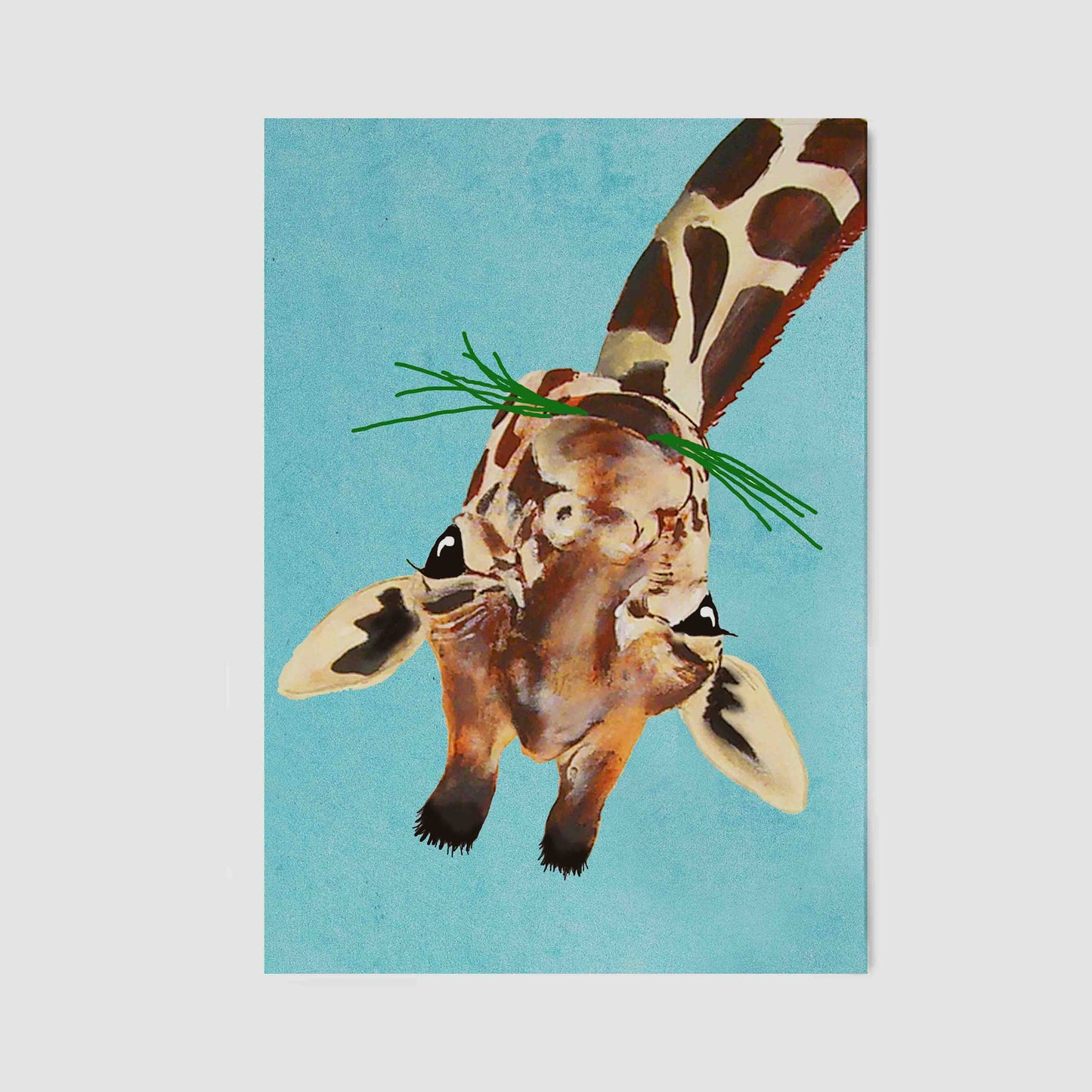 GIRAFFE UPSIDE DOWN | CANVAS