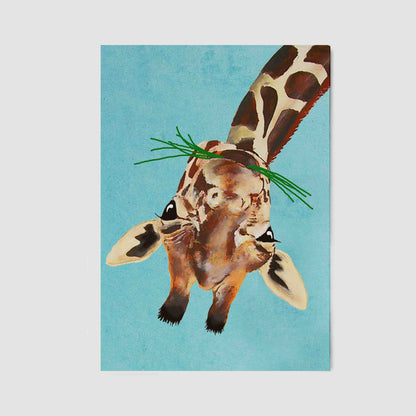 GIRAFFE UPSIDE DOWN | CANVAS