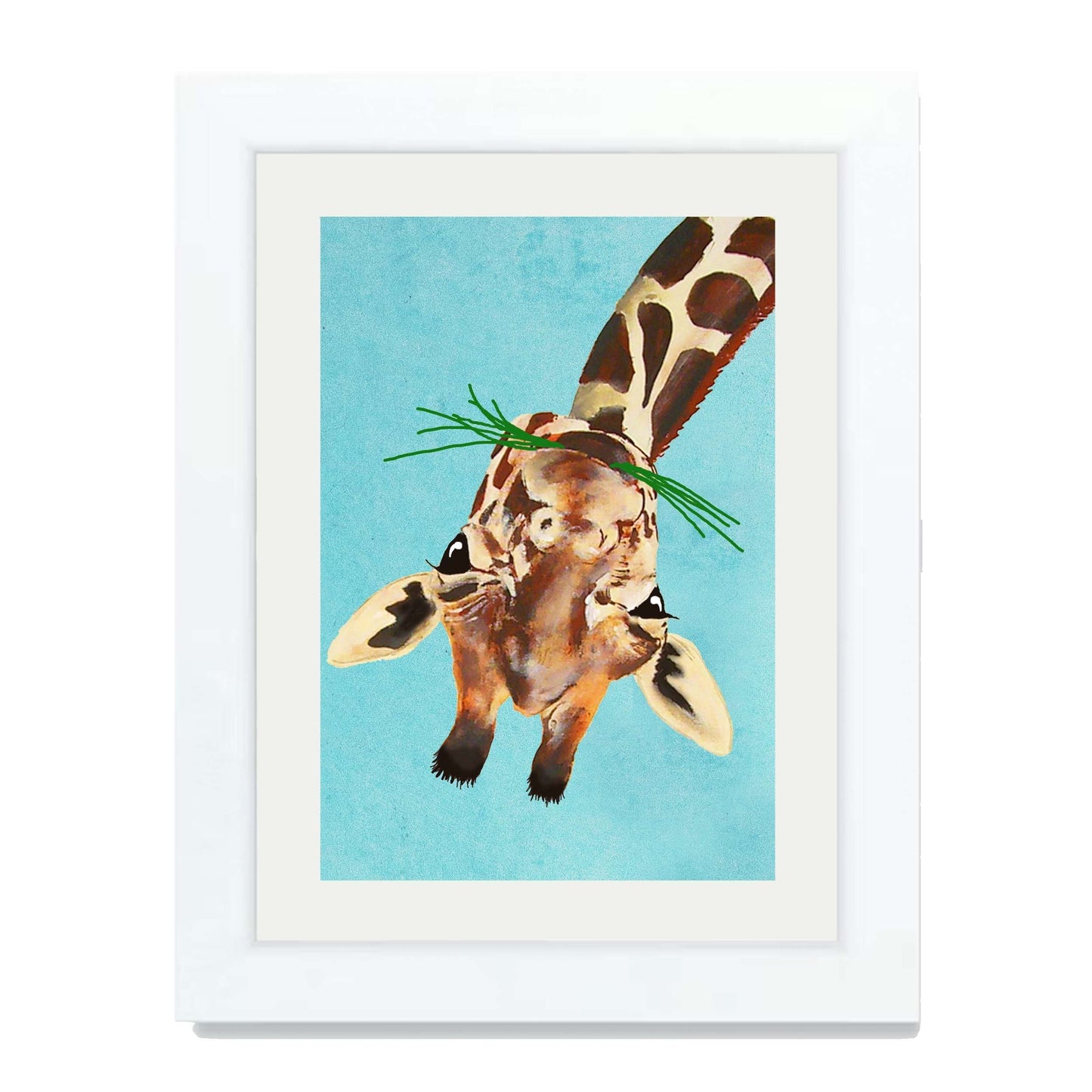 GIRAFFE UPSIDE DOWN | PRINT