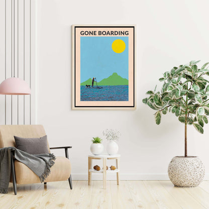 GONE BOARDING MALE | CANVAS