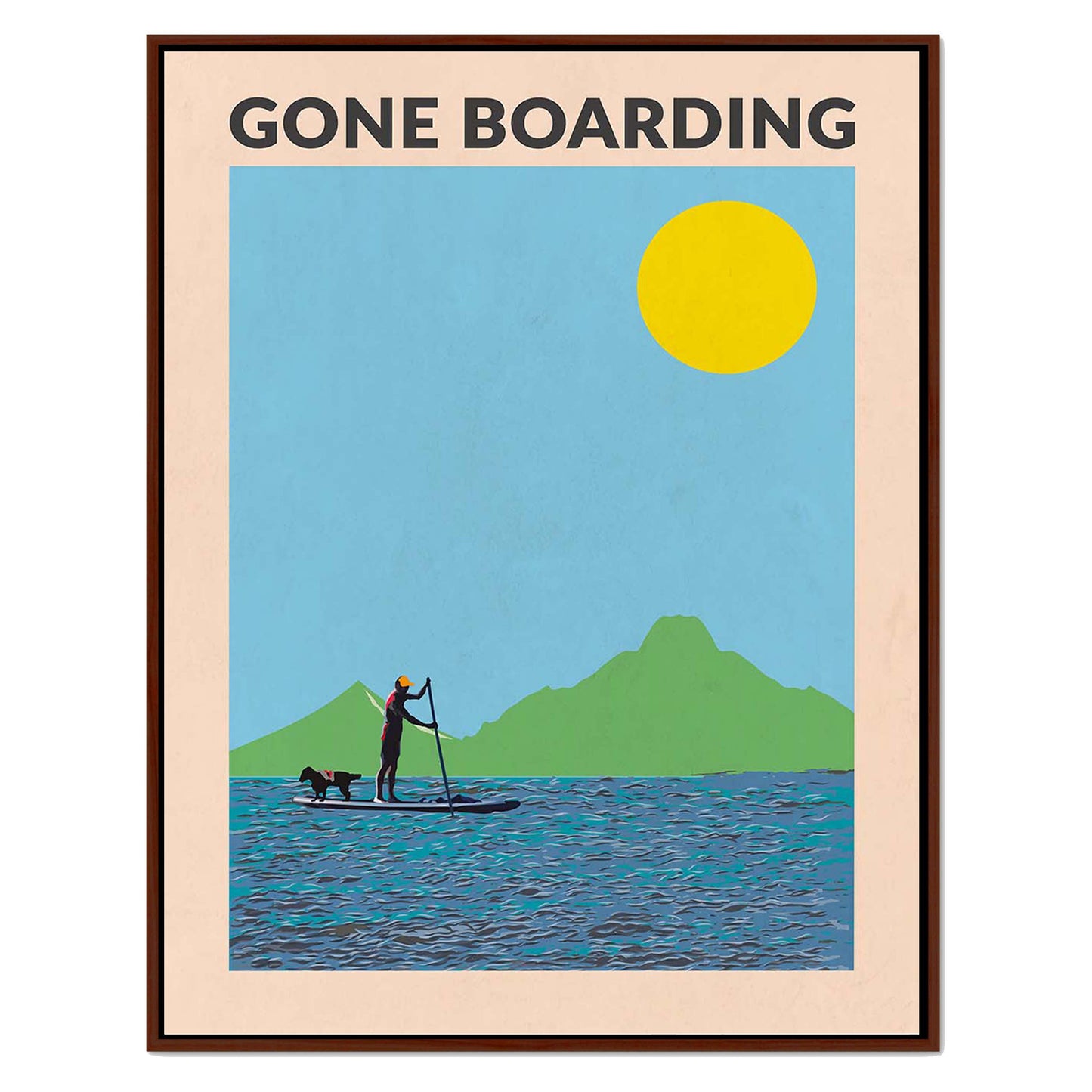 GONE BOARDING MALE | CANVAS