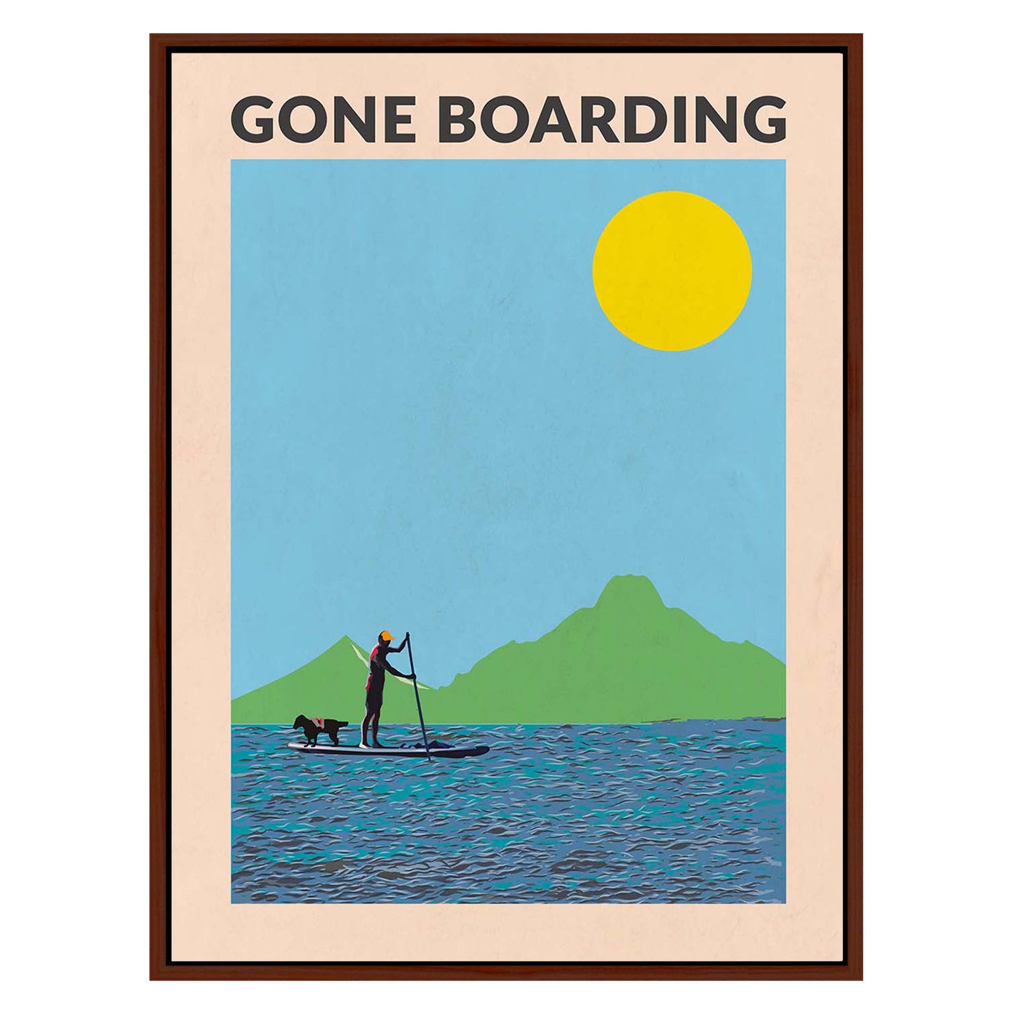 GONE BOARDING MALE | CANVAS