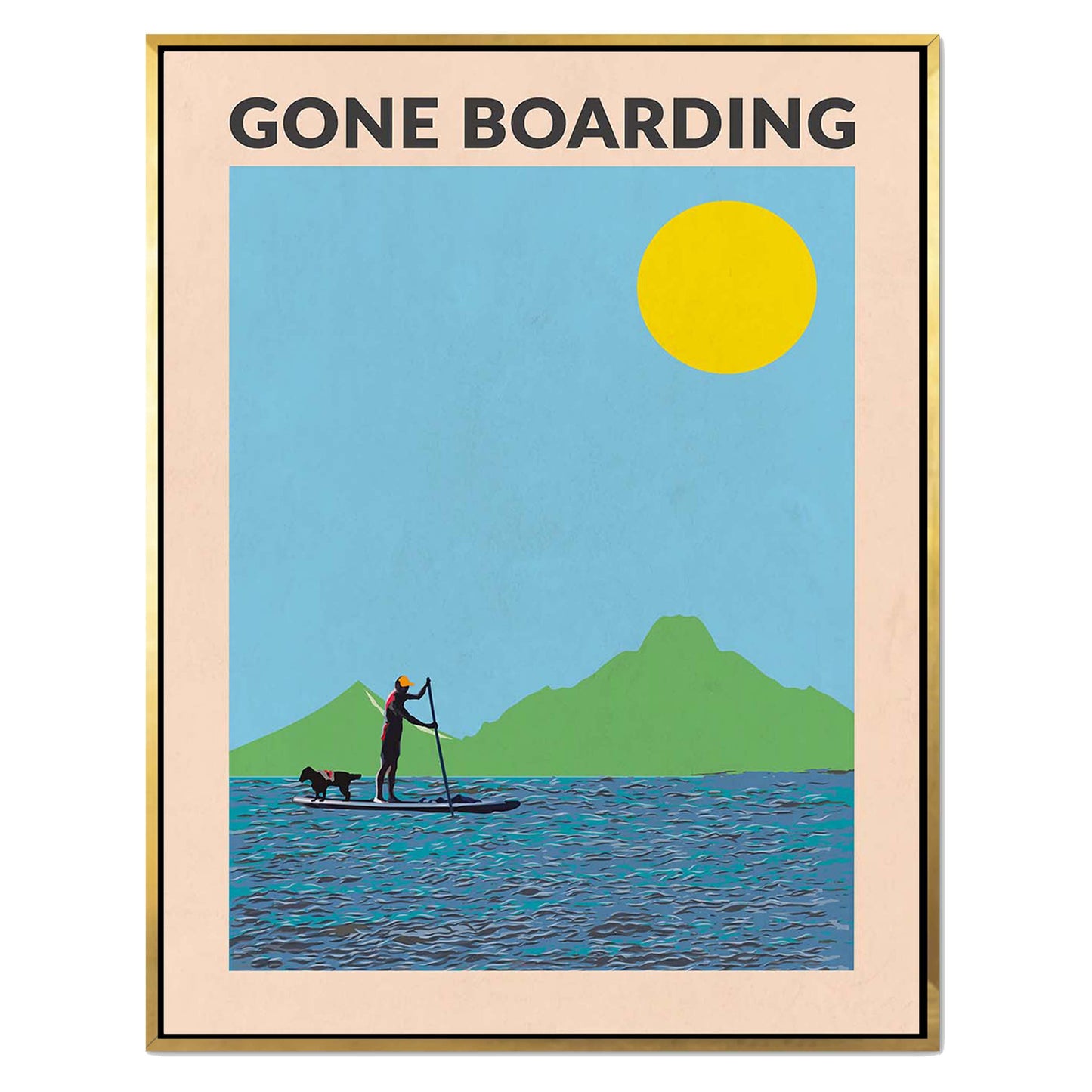 GONE BOARDING MALE | CANVAS