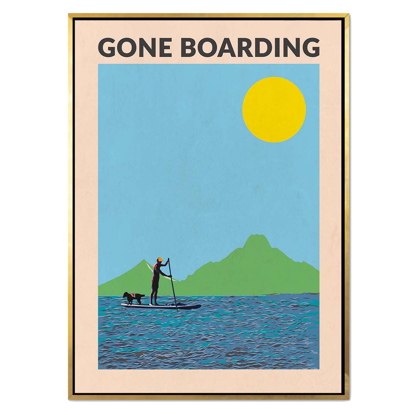 GONE BOARDING MALE | CANVAS