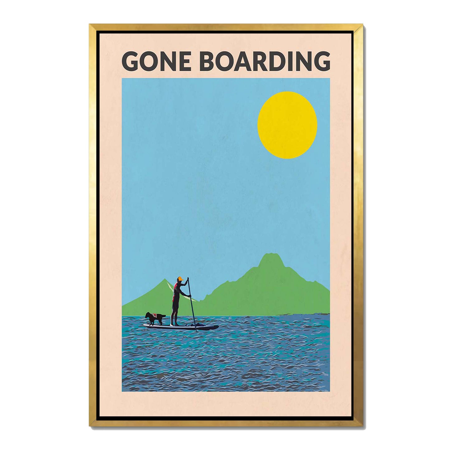 GONE BOARDING MALE | CANVAS
