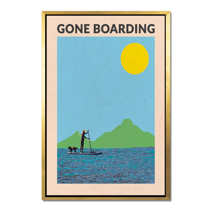 GONE BOARDING MALE | CANVAS