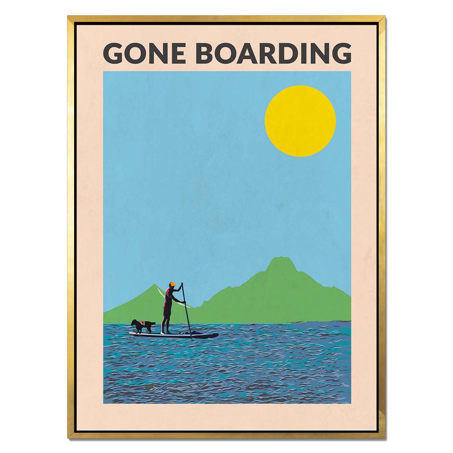 GONE BOARDING MALE | CANVAS