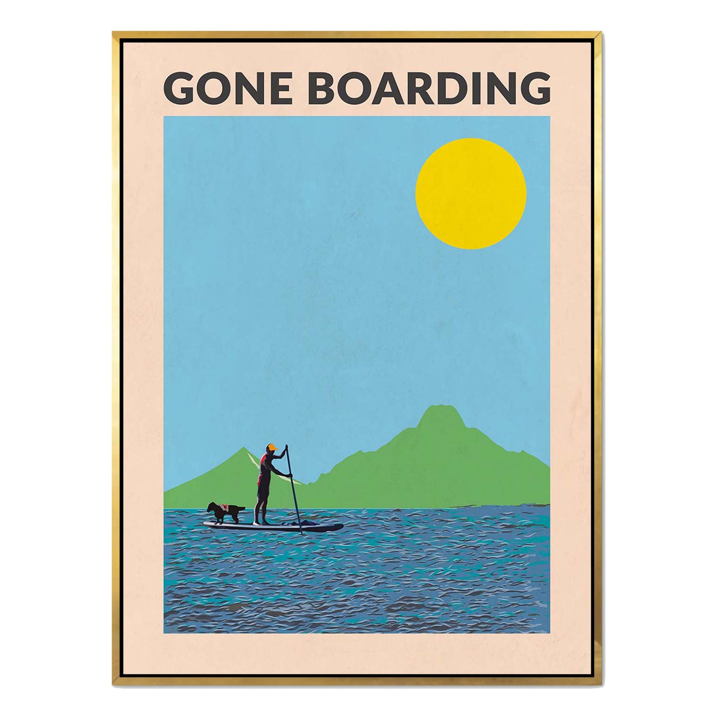 GONE BOARDING MALE | CANVAS