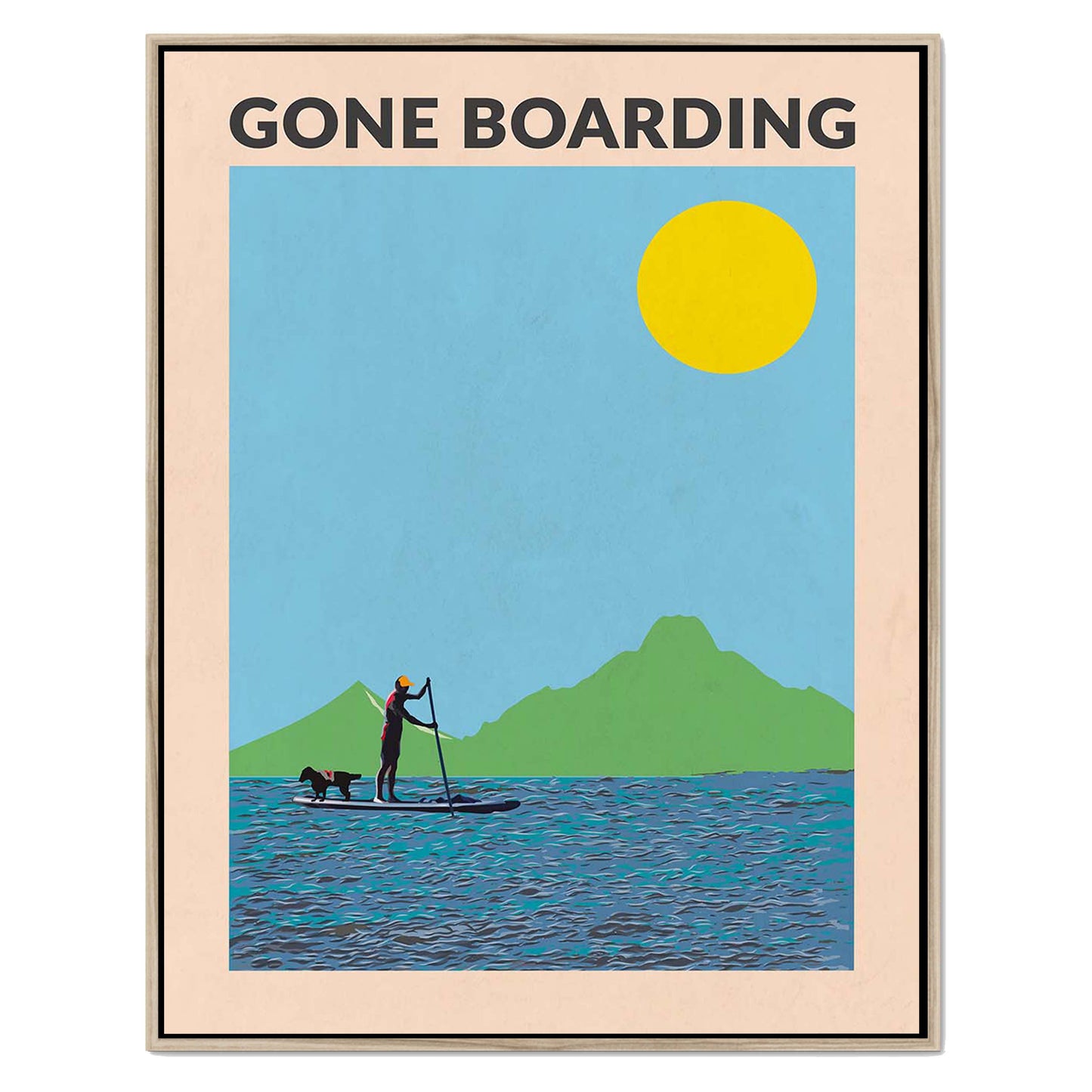 GONE BOARDING MALE | CANVAS